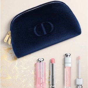 New In Box Limited Edition Dior Addict Set - Lip Balm and Gloss